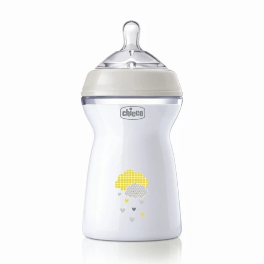 Chicco Natural Feeling Bottle, White Color, 330 Ml Chicco Natural Feeling Bottle, White Color, 330 Ml