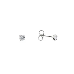 Studex Sensitive Cubic Zirconia Stud Earrings, 4 Mm
