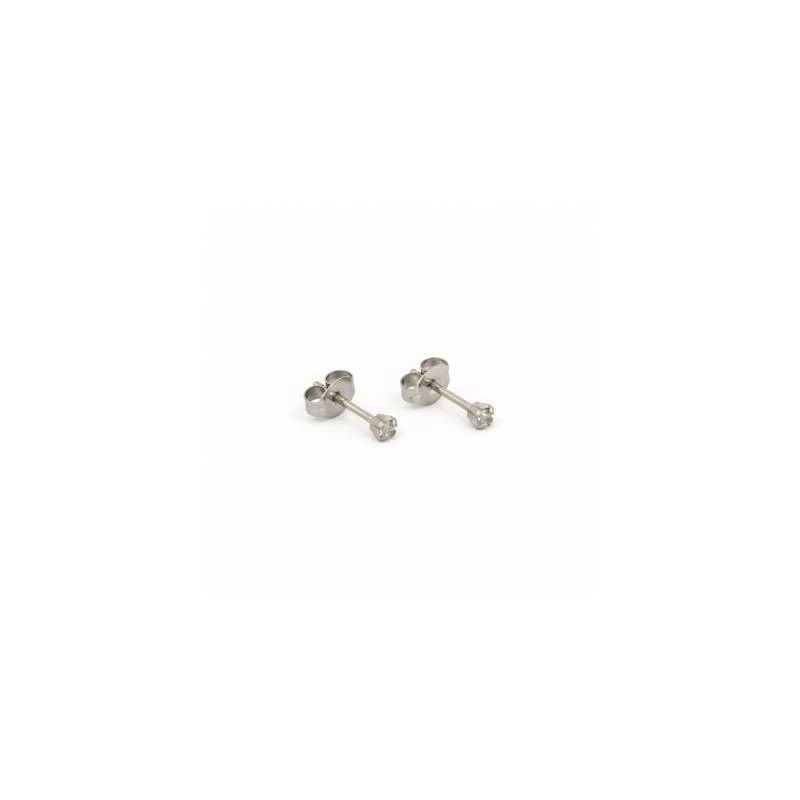 Studex Stainless Steel Cubic Zirconia, 2 Mm - Studex