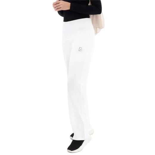RB Essential Wide Leg Sweatpants, White Color - RB - Image 2