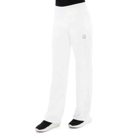 RB Essential Wide Leg Sweatpants, White Color RB Essential Wide Leg Sweatpants, White Color