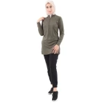 RB Long Sleeve Cycling Jersey, Olive Green Color - RB