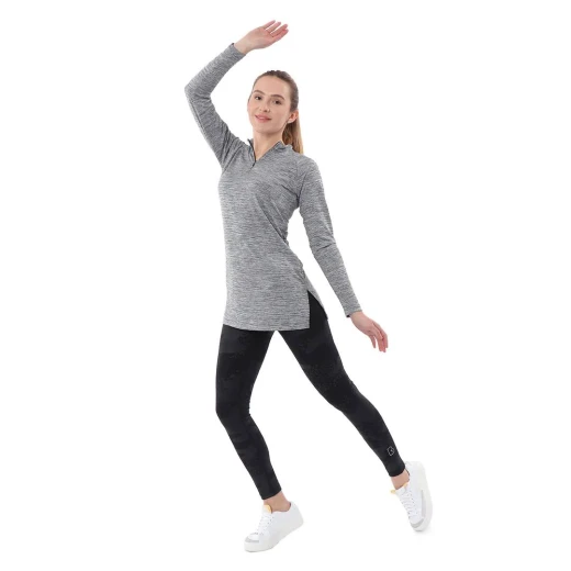 RB Long Sleeve Cycling Jersey, Striped Black & White Color - RB - Image 2