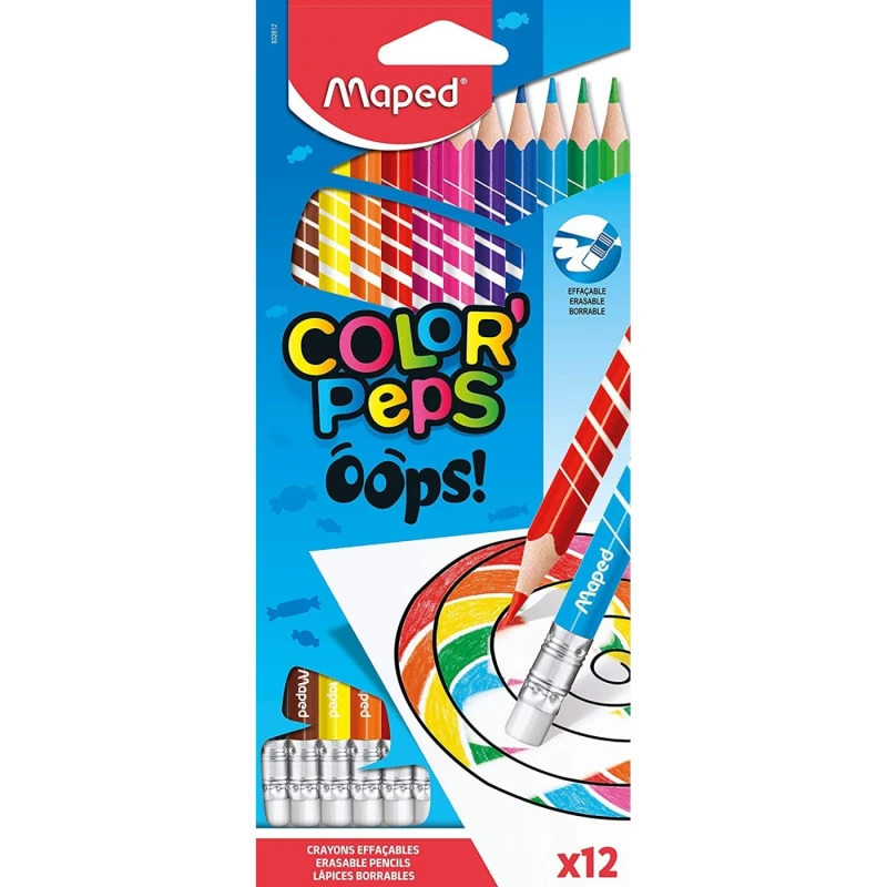 Maped Colored Pencil Color'peps Oop's 12 Pencils - Maped