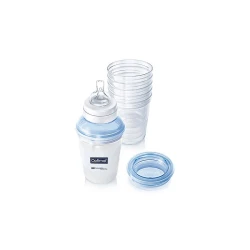 Optimal Wide Neck Food & Milk Storage Cups, 180 Ml