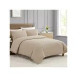 Nova Home "Simply" Crinkled Comforter Set, White Color, Size King, 4 Pieses - Nova Home