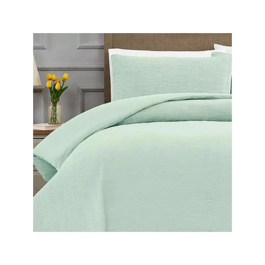 Nova Home "Simply" Crinkled Comforter Set, Green Color, Size Queen, 4 Pieses - Nova Home - Image 2