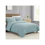 Nova Home "Simply" Crinkled Comforter Set, Petrol Color, Size Queen, 4 Pieses - Nova Home
