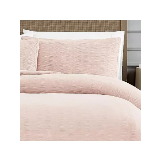 Nova Home "Simply" Crinkled Comforter Set, Pink Color, Size Queen, 4 Pieses - Nova Home - Image 2