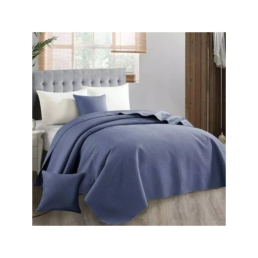 Nova Home "Dimension" Coverlet, Blue Color, King Size - Nova Home - Image 2