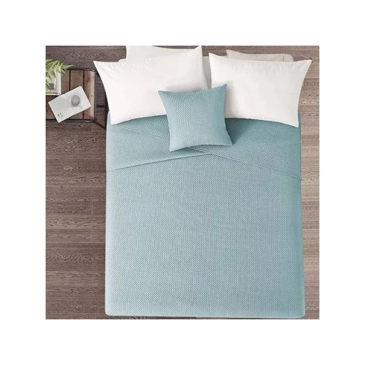 Nova Home "Dimension" Coverlet, Light Blue Color Nova Home "Dimension" Coverlet, Light Blue Color