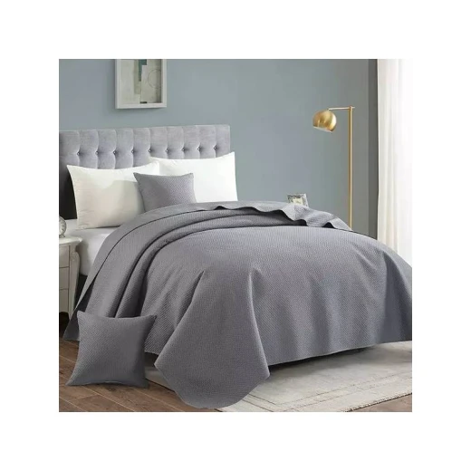 Nova Home "Dimension" Coverlet, Grey Color, King Size - Nova Home - Image 2