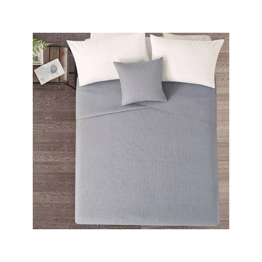 Nova Home "Dimension" Coverlet, Grey Color, King Size