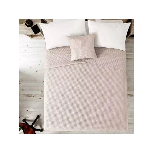 Nova Home "Dimension" Coverlet, Light Brown Color, King Size