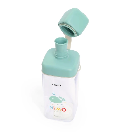 Komax Nemo Water Bottle, Whale Design, 430 Ml - Komax - Image 3