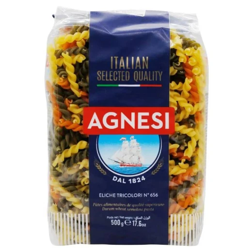 Agnesi Durum Wheat Pasta, Colorful Agnesi Durum Wheat Pasta, Colorful