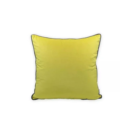 غطاء وسادة مخمل, الاصفر الغامق, 47*47 سم من نوفا هوم غطاء وسادة مخمل, الاصفر الغامق, 47*47 سم من نوفا هوم