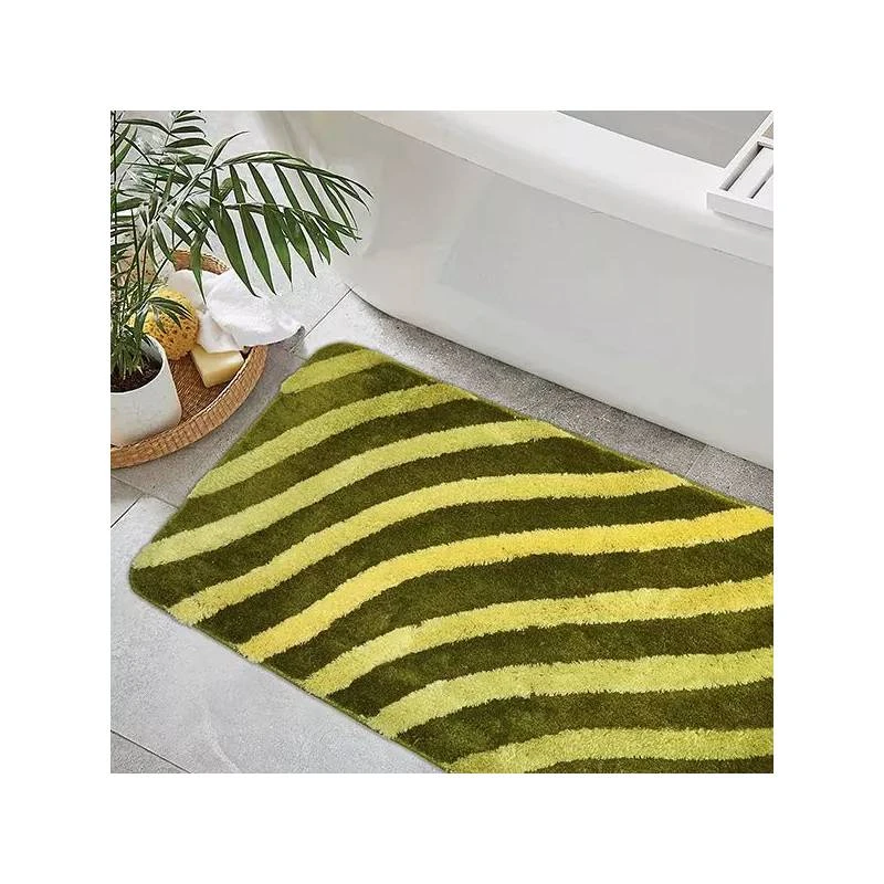 Nova Home Cable Bath Mat, Green Color, Size 50*80 - Nova Home