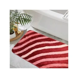 Nova Home Cable Bath Mat, Pink Color, Size 50*80