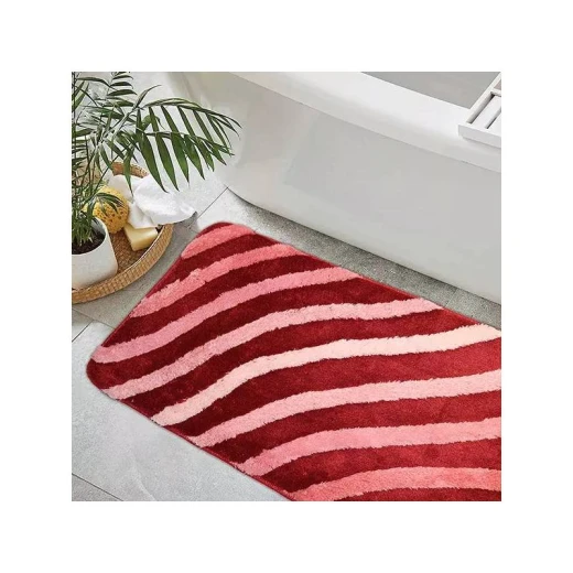 Nova Home Cable Bath Mat, Pink Color, Size 50*80