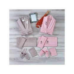 Weva Family Bathrobe, Fancy Design 12 Pieces Unique
