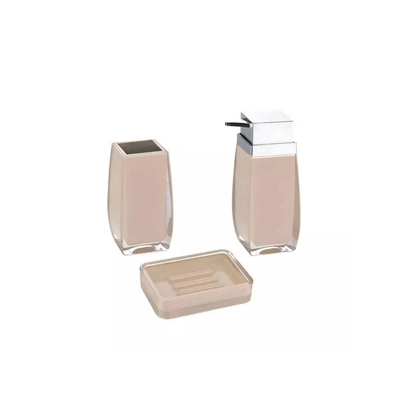 Weva Flexi Bath Set, Light Beige Color, 3 Pieces - Weva