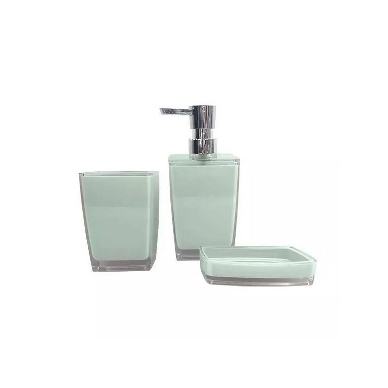 Weva Flexi Bath Set, Light Green Color, 3 Pieces - Weva