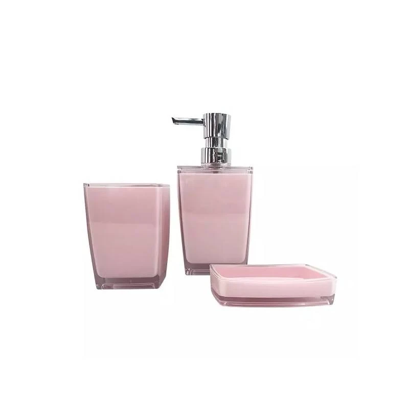 Weva Flexi Bath Set, Pink Color, 3 Pieces - Weva