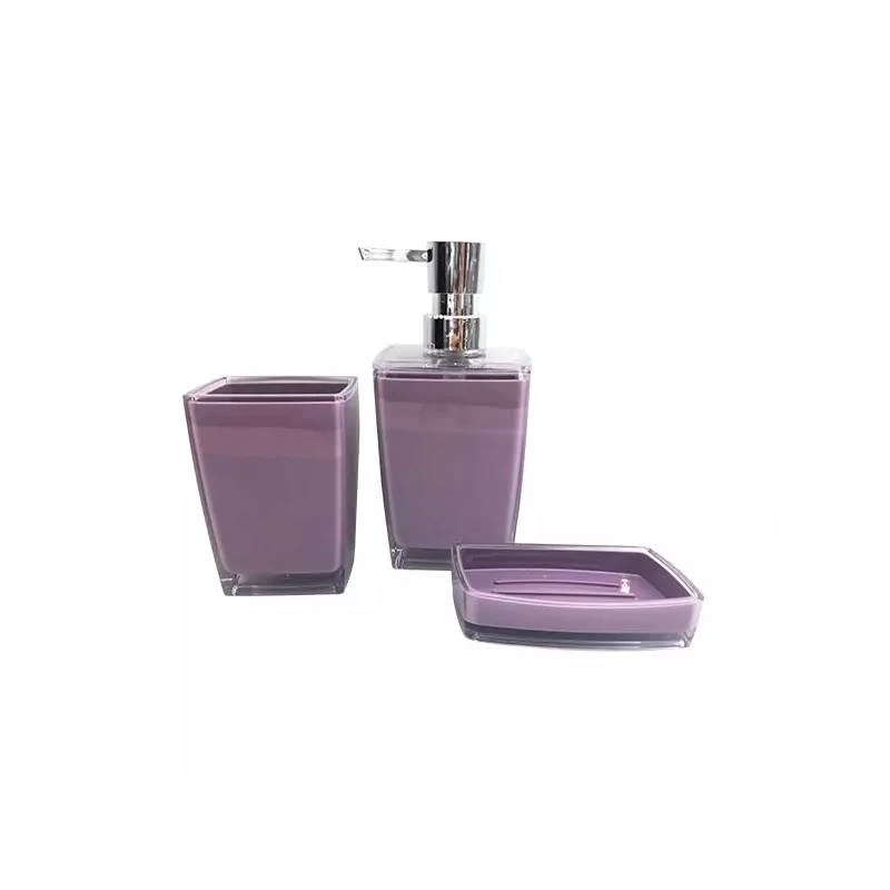 Weva Flexi Bath Set, Purple Color, 3 Pieces - Weva