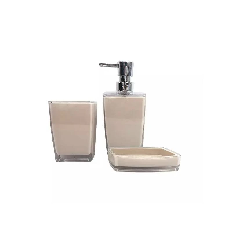 Weva Flexi Bath Set, Brown Color, 3 Pieces - Weva