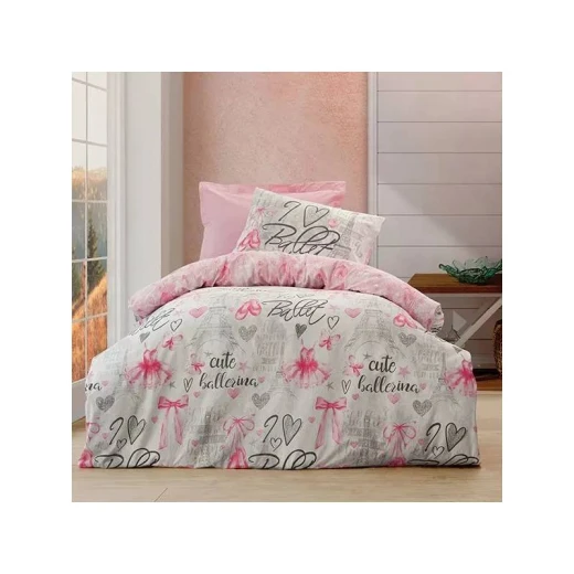 Nova Home Duvet Cover, Single /Twin Single, Pink Color ,3 Pieces Nova Home Duvet Cover, Single /Twin Single, Pink Color ,3 Pieces