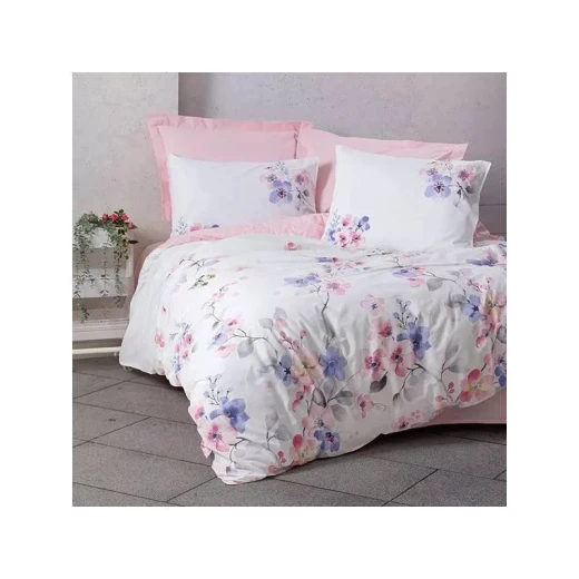 Nova Home Duvet Cover, Single /Twin Single, Pink & White Color ,3 Pieces Nova Home Duvet Cover, Single /Twin Single, Pink & White Color ,3 Pieces
