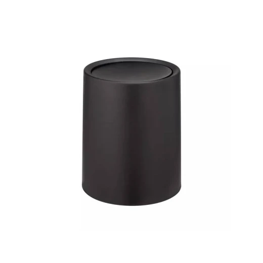 Wenko Atri Swing Lid Bin, Black Color, 6 Liter Wenko Atri Swing Lid Bin, Black Color, 6 Liter