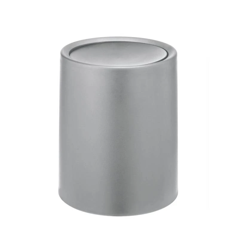 Wenko Atri Swing Lid Bin, Grey Color, 6 Liter - Wenko