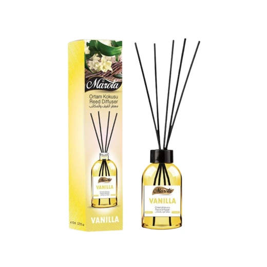 معطر جو فاخر فواحة برائحة الفانيليا، 110 مل رائحة تدوم طويلاً للمنازل والفنادق والغرف من ماروتا معطر جو فاخر فواحة برائحة الفانيليا، 110 مل رائحة تدوم طويلاً للمنازل والفنادق والغرف من ماروتا