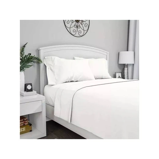 Fieldcrest Plain Flat Sheet, Cotton, Wight Color, King Size Fieldcrest Plain Flat Sheet, Cotton, Wight Color, King Size