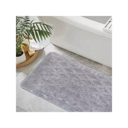 بساط حمام "اثينا" ، لون فضي ، 60 * 90 من نوفا هوم