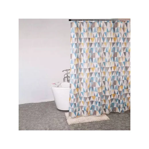 Weva "Triangular" waterproof shower curtain 240*200 Weva "Triangular" waterproof shower curtain 240*200