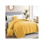Nova Home "Dimension" Coverlet, Yellow Color, King Size - Nova Home