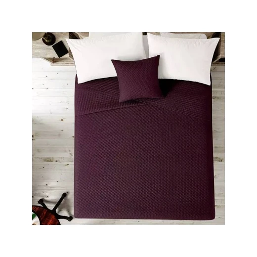 Nova Home "Dimension" Coverlet Burgandy Color, King Size - Nova Home - Image 2