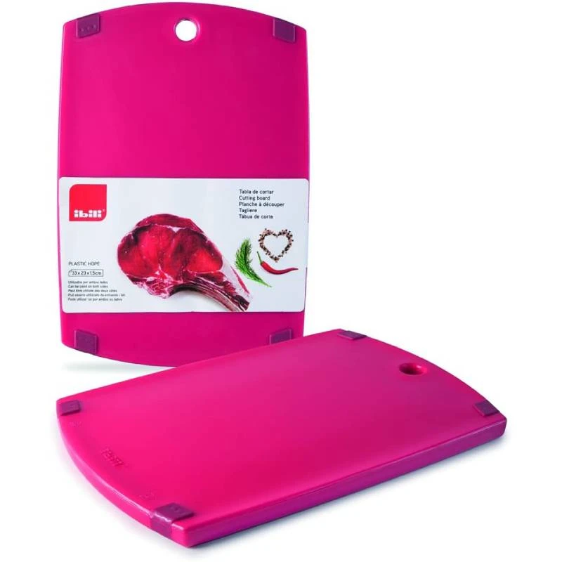 Ibili Cutting Board, Pink Color 33x23cm - Ibili