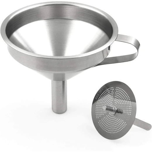 Ibili Funnel With Strainer, 10cm Ibili Funnel With Strainer, 10cm