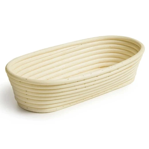 Ibili Banneton Oval Bread Basket, Beige Color, 27x13cm Ibili Banneton Oval Bread Basket, Beige Color, 27x13cm