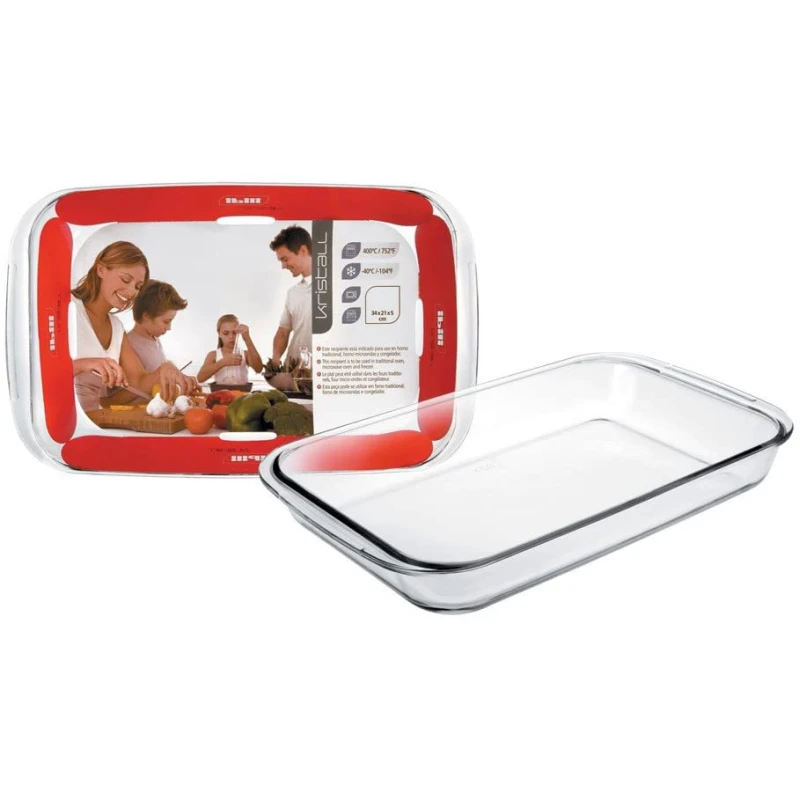 Ibili Rectangular Glass Tray, 23*15cm - Ibili