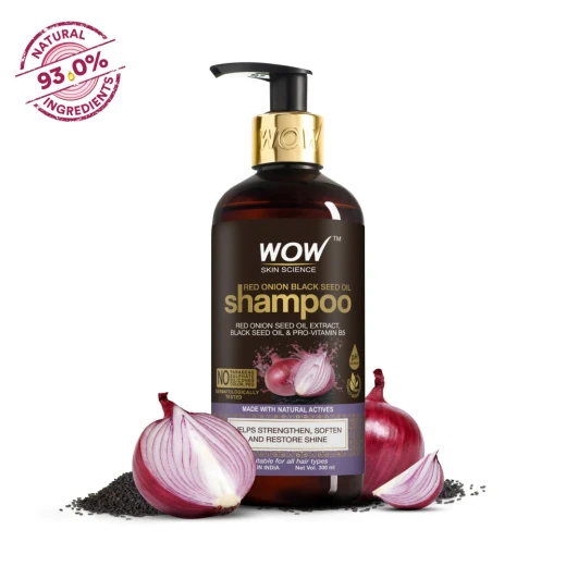 Wow Skin Science Onion Red Seed Oil Shampoo, 300ml - Wow Skin Science - Image 2