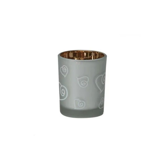 Price's Glass Hearts Candleholder