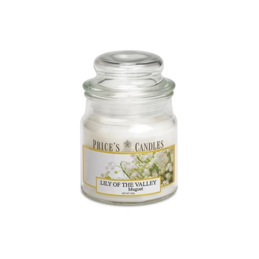 شمعة معطرة متوسطة بمرطبان وغطاء , زنبق الوادي من برايسز شمعة معطرة متوسطة بمرطبان وغطاء , زنبق الوادي من برايسز