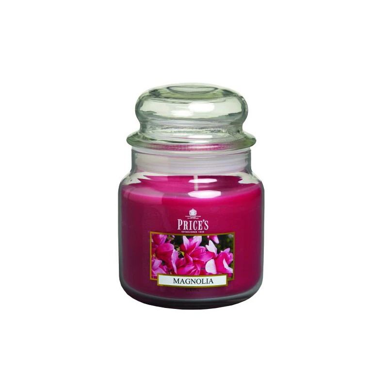Price's Medium Scented Candle Jar With Lid, Magnolia - Price's