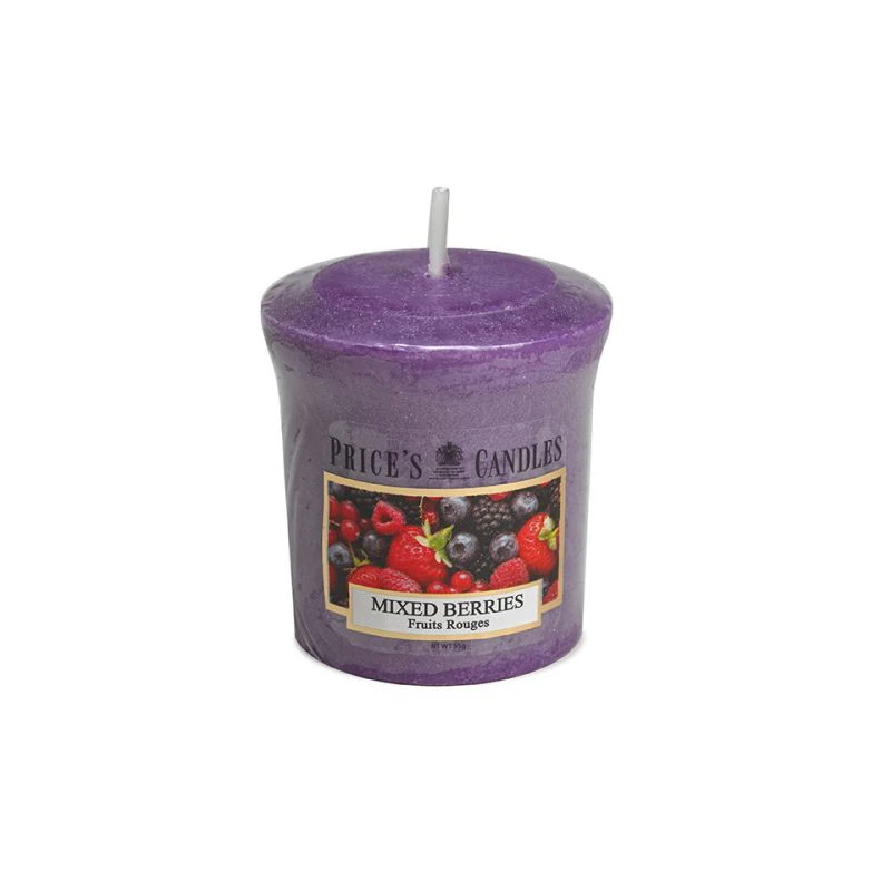 Price's Scented Votive Candle, Mixed Berries - Price's