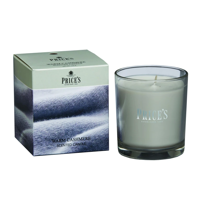 Price's Boxed Candle Jar, Warm Cashmere - Price's
